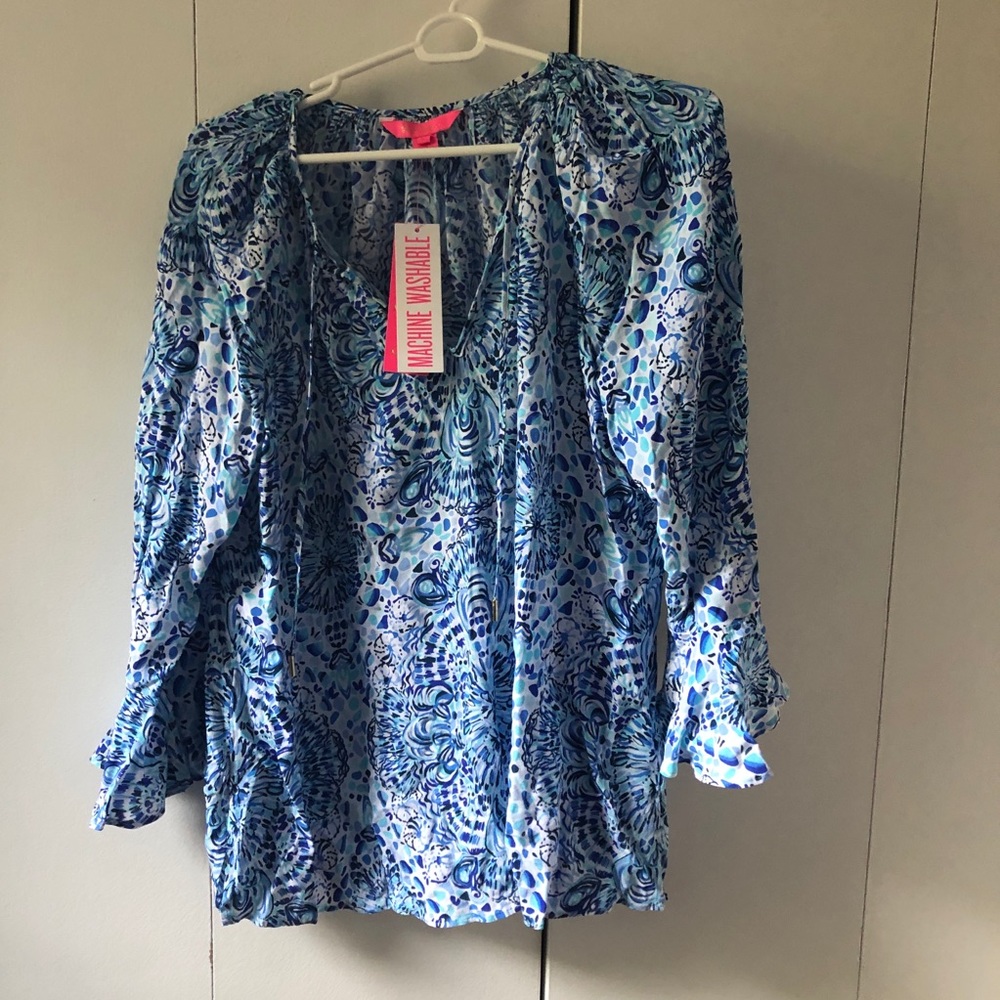 Lily Pulitzer casual blouse, NWT never worn!